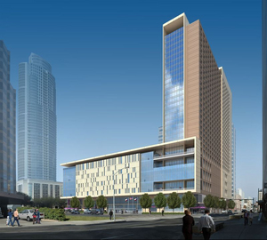 marquis marriott austin rendering exterior coming texas hotel