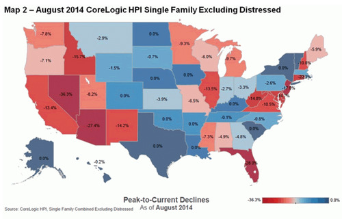 WPJ News | August 2014 CoreLogic HP Single Family Excluding Distressed
