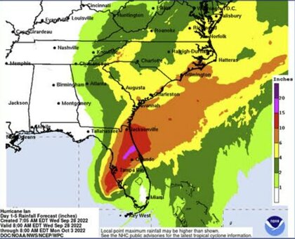 Hurricane Ian property damage estimates in September 2022 heat map.jpg