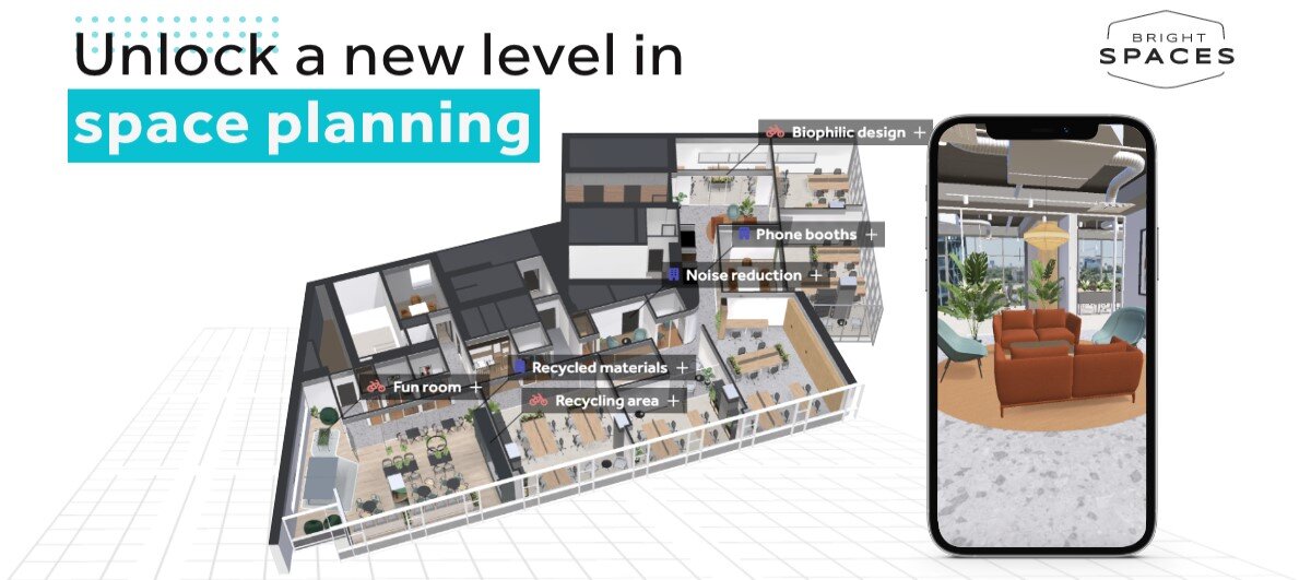 Space Planning like you've never seen before: Bright Spaces' Custom 3D Space Planning V2, featuring the most sophisticated showcasing capabilities