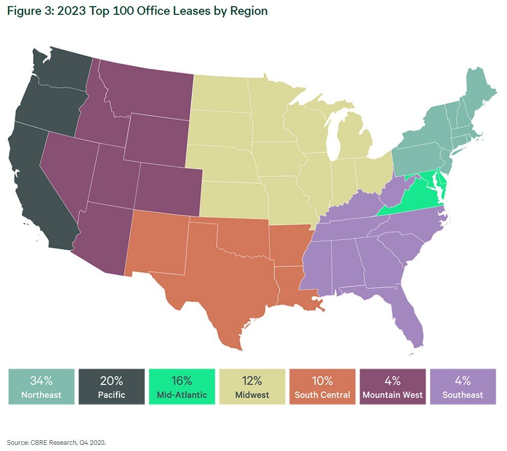 https://www.worldpropertyjournal.com/news-assets-2/CBRE%20Office%20Leasing%20Activity%20Map%20%28Q4%2C%202023%29.jpg