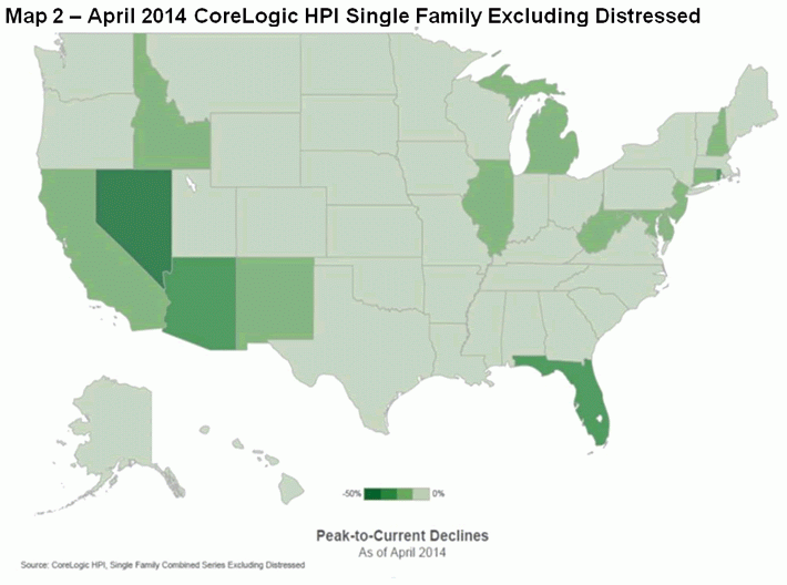 WPC News | April 2014 CoreLogic HPI Single Family excluding Distressed