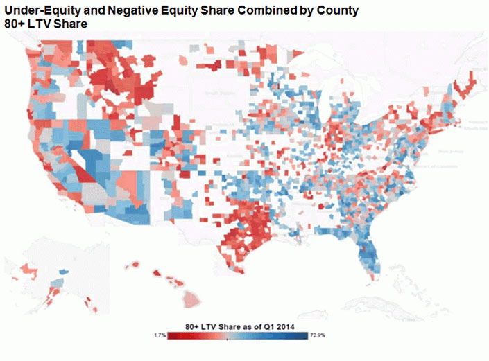 WPC News | Under Equity and Negative Euity Share Combined by County CoreLogic