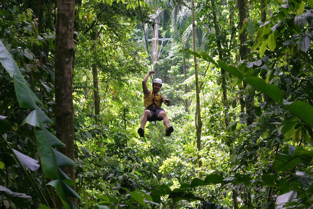 Treetop Zipline Ride is Newest Attraction of Panama's Red Frog Beach